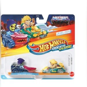Hot Wheels Racer Verse 2-Pack: Skeletor & He-Man Masters of the Universe - NEW!!